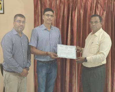 Congratulations to Mr. Aadi Dev Pandey and his father for receiving the KVS Certificate of Merit for the academic year 2021-22 from the Principal of KV AFS Rajokri on 26.08.2023! This recognition is a testament to their hard work and dedication. The KVS Certificate of Merit is a prestigious honor, and it's great to see their efforts being acknowledged by the school and KVS HQ. This achievement reflects positively on their academic and personal accomplishments.